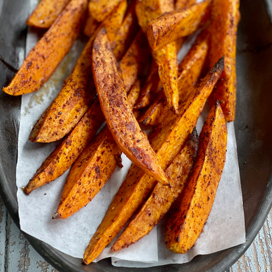 Sweet Smokey Roasted Sweet Potatoes