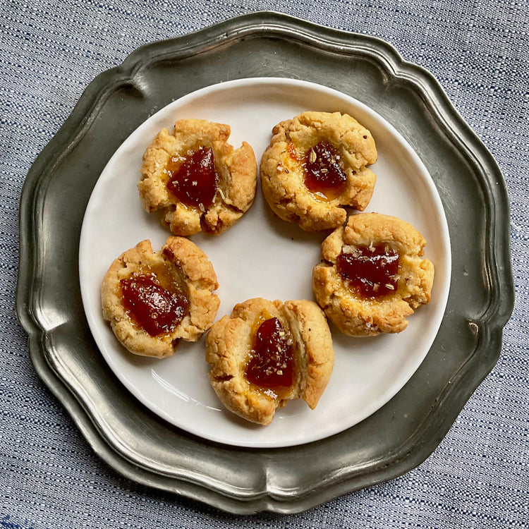 Thumbprint Cookies with Kumquat