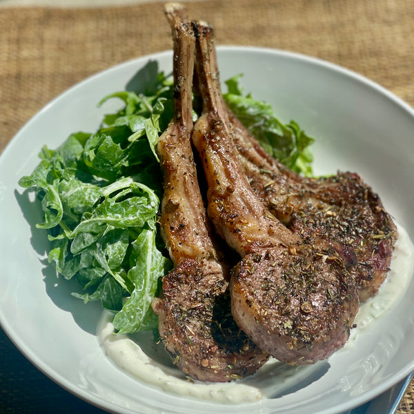 Lamb Chops with Herbs and Yogurt