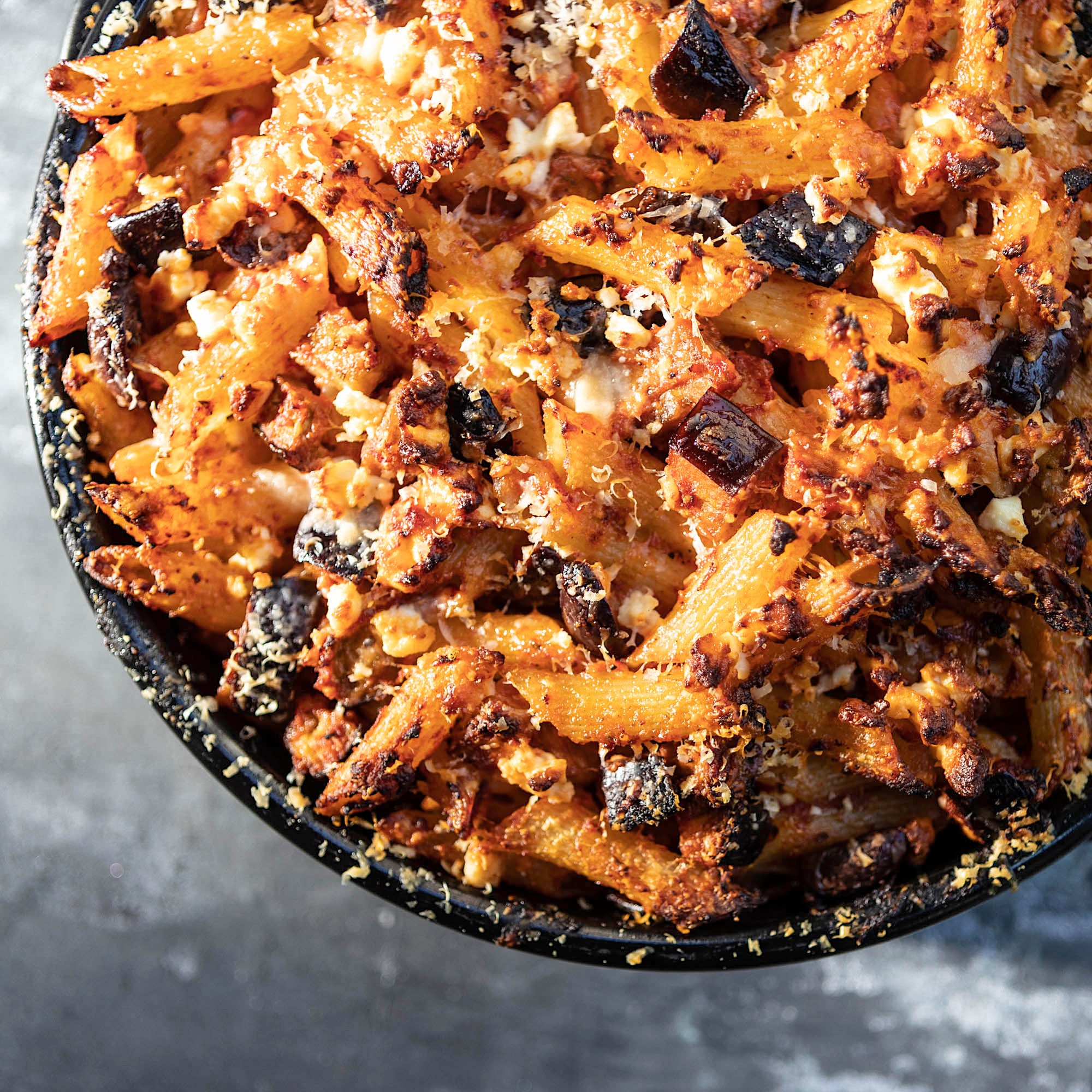 Eggplant Baked Penne 