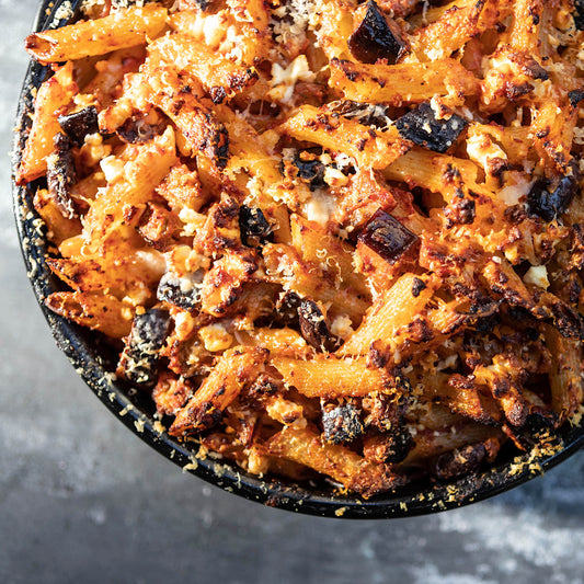 Eggplant Baked Penne 