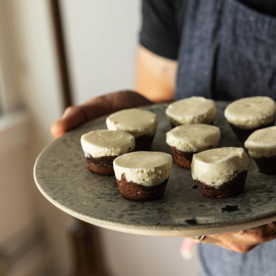 Ice Cream Brownie Bites