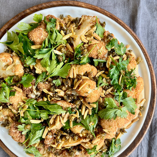Crispy Cauliflower, Capers, and Almonds