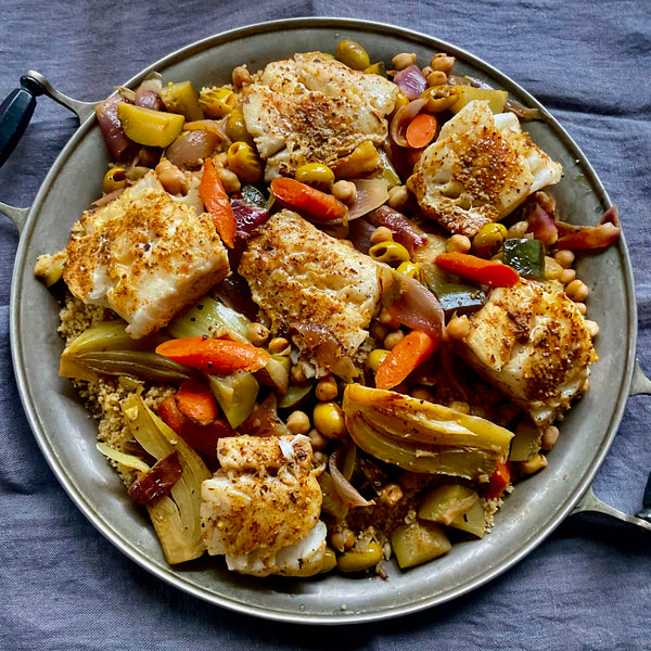 Cod Tagine with Couscous