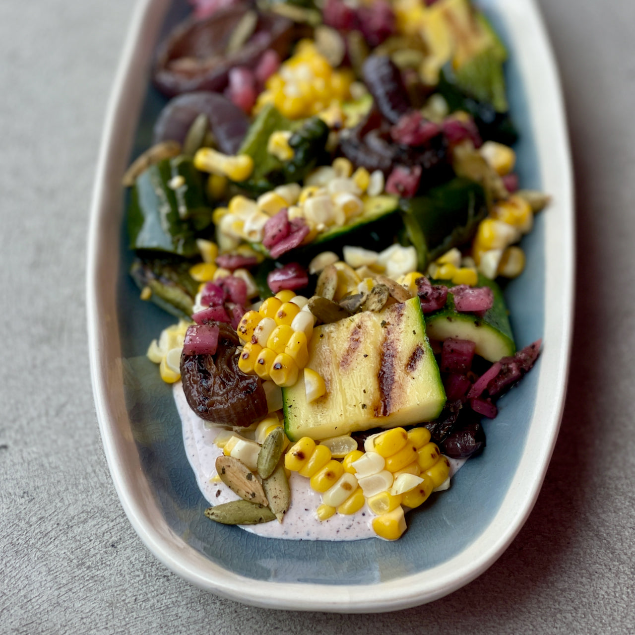 Corn and Poblano Salad 