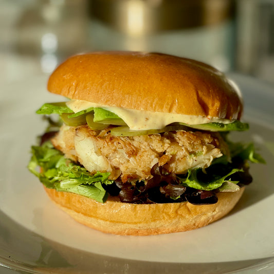 Amba Crab Cake Sandwich