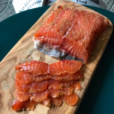 Fennel Pollen Cured Salmon