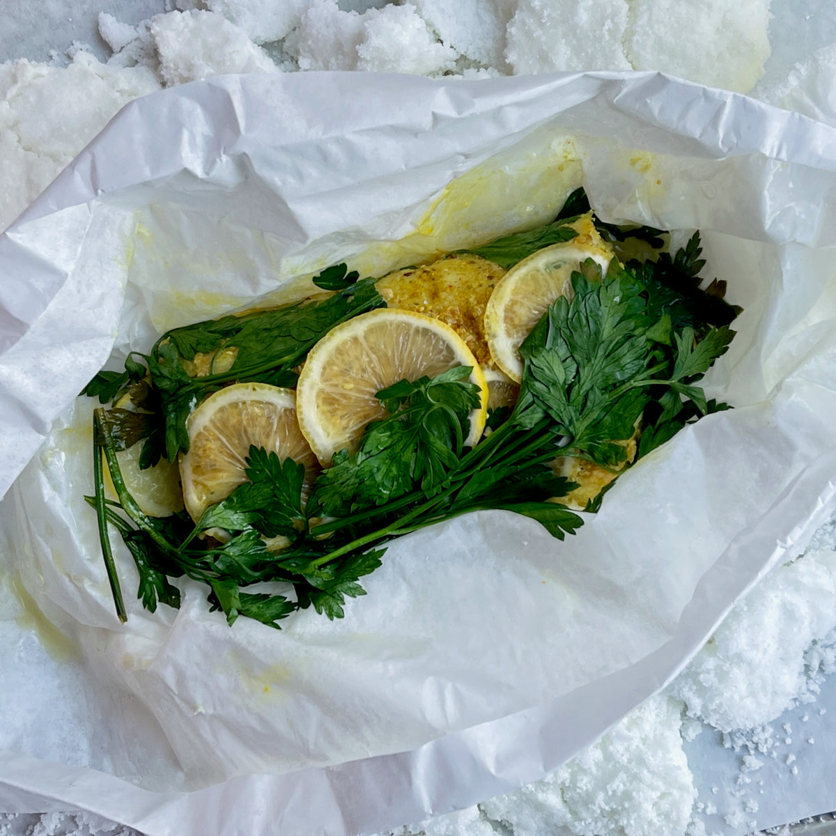 Easy Salt Baked Fish for Two