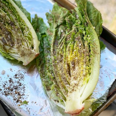 Za'atar Grilled Romaine Salad