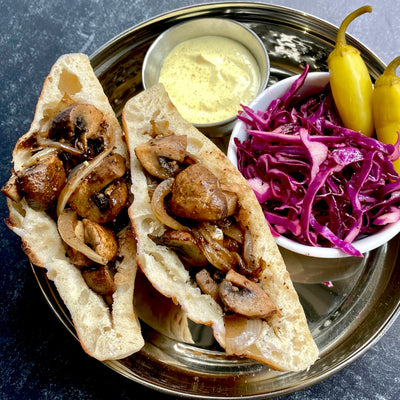 Mushroom Shawarma