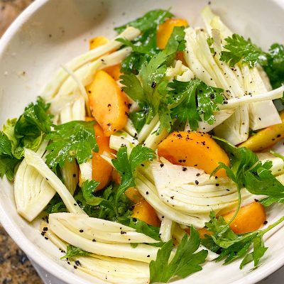 Fennel and Peach Salad
