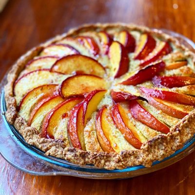 Peach Almond Tart