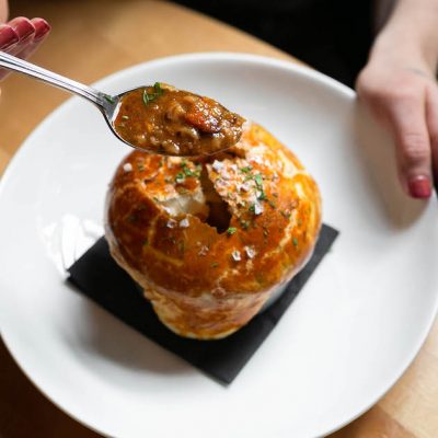 Cholent Pot Pie