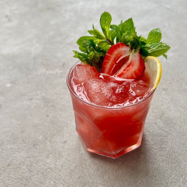 strawberry amaro cocktail