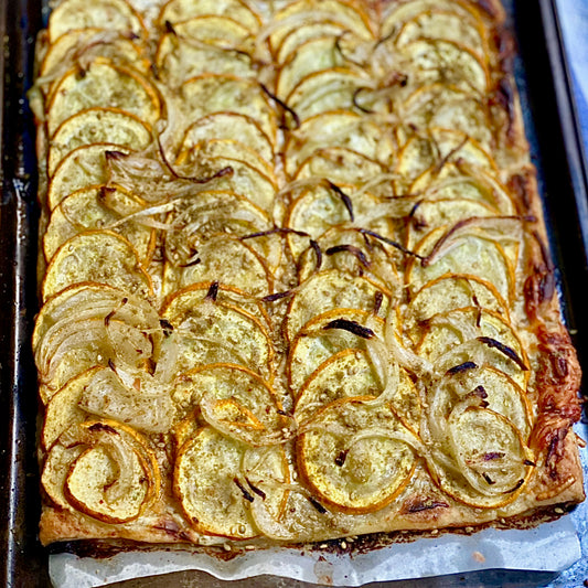 Zucchini Onion Tart