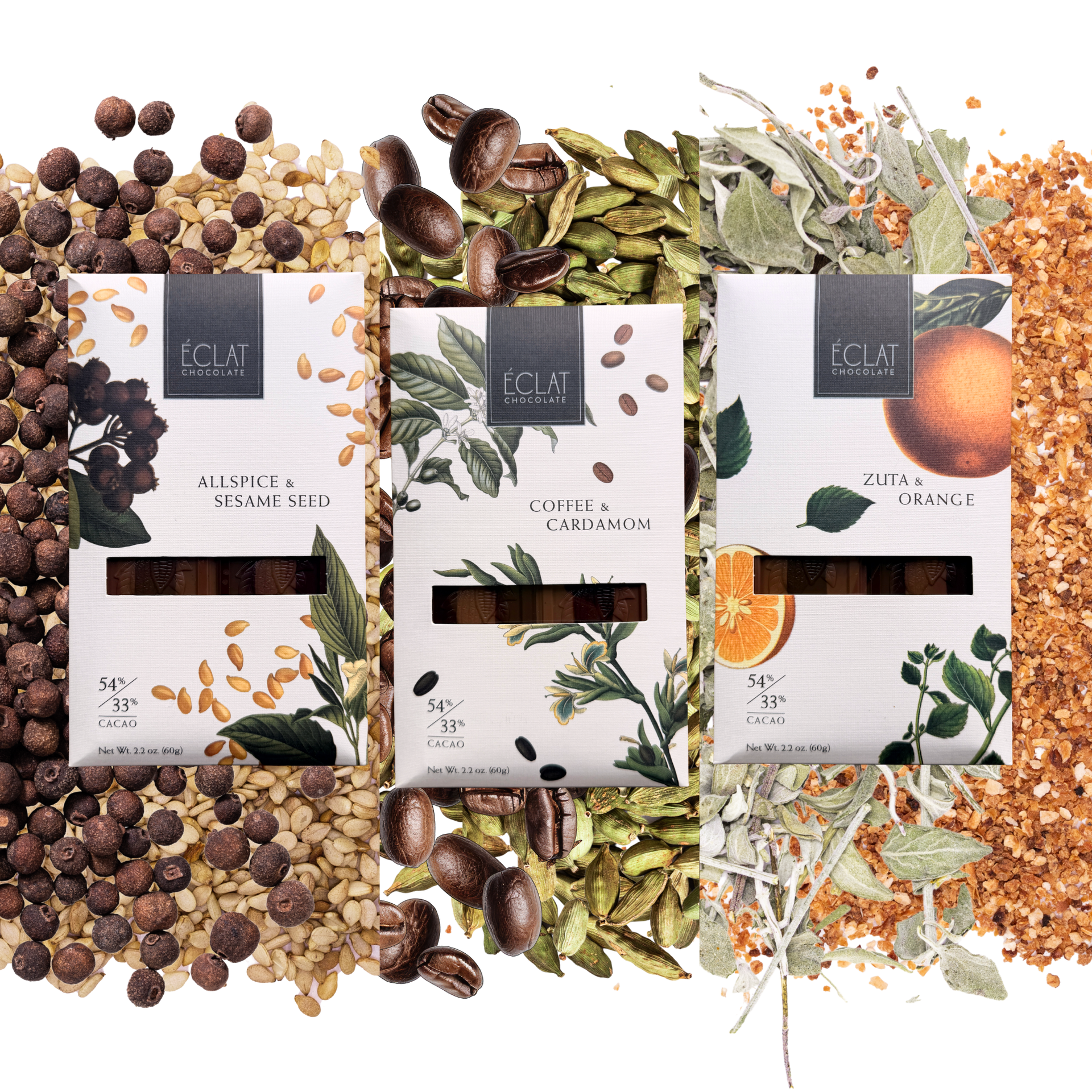 Éclat Spiced Parallel Chocolate Bars – La Boîte Éclat Spiced Parallel Chocolate Bars – La Boîte