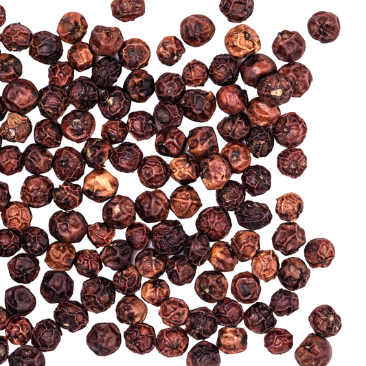 close up red kampot pepper