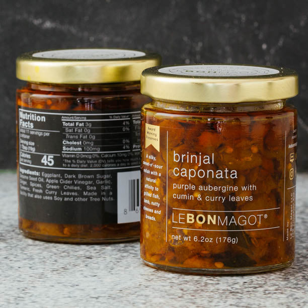 jar of brinjal caponata