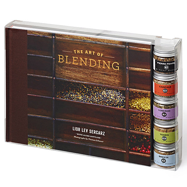 the art of blending cookbook and mini spice set