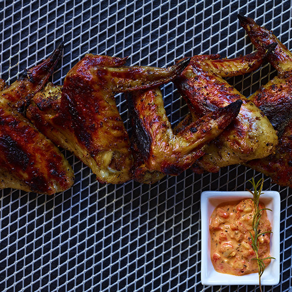 chicken wings seasoned with ayala blend
